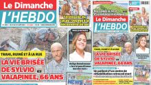 Voici la Une de Le Dimanche/L'Hebdo de ce Dimanche 18 Août 2024