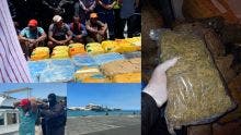[En images] Saisie de drogue au large de Pointe-aux-Canonniers : quatre Mauriciens et six Malgaches arrêtés 