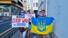 Guerre russo-ukrainienne : manifestation pacifique des expatriés dans la capitale