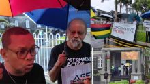 «Chanson controversée» : rassemblement du groupe Affirmative  Action devant le RCC 