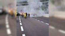 Sorèze : une voiture prend feu sur l’autoroute