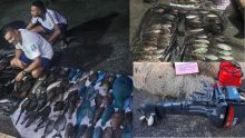 Pêche illégale : deux suspects arrêtés à Pointe-aux-Sables