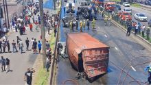 Grave accident sur l’autoroute à Pailles : « Kamion bat ar moi deryer» témoigne un automobiliste 