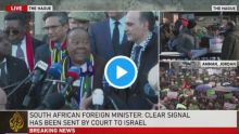 CIJ : L'Afrique du Sud salue une victoire décisive pour le droit