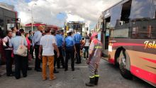 Rose-Hill : accident impliquant deux bus