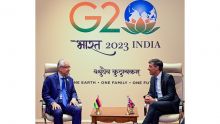 Sommet du G20 : Pravind Jugnauth rencontre Rishi Sunak