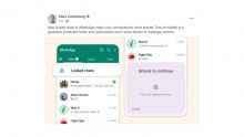 WhatsApp : le verrouillage des conversations accessible