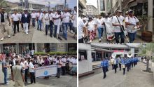 [En images] Journée mondiale de la Canne blanche : marche symbolique des membres de BAVIA 