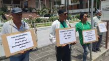Sit-in des Verts Fraternels pour dénoncer une atteinte à la démocratie