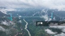 La Chine met en service le pont le plus haut du monde
