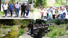 [En images] Vallée-des-Prêtres : visite des élus de la circonscription no 4 avant le cyclone Bheki