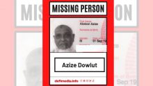 Azize Dowlut, 79 ans, porté manquant