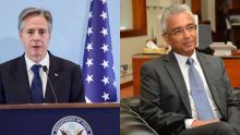 Diego Garcia et le partenariat entre les États-Unis et Maurice au centre d'un appel entre Antony Blinken et Pravind Jugnauth