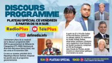 Discours-programme : plateau spécial sur Radio Plus, TéléPlus et defimedia.info ce vendredi à partir de 15 h