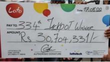 Jackpot de Rs 92 millions : Un des trois tickets gagnants a été remporté par cinq familles 
