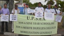 Manifestation de l’UPSEE : après les élèves, les enseignants 