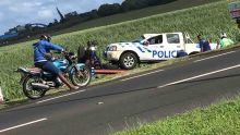 Mapou : un 4x4 de la police termine sa course dans un champ de canne