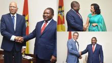 Visites de courtoisie : le Président du Mozambique rencontre le Chef juge, Maya Hanoomanjee et XLD