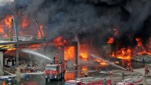 [En images] Un gigantesque incendie au port de Beyrouth quelques semaines après l'explosion