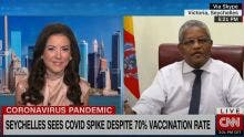 Wavel Ramkalawan sur CNN : «Les vaccins ont sauvé Les Seychelles»