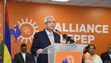 Alliance Lepep : discours de Pravind Jugnauth 