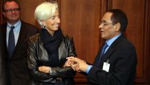 Vishnu Lutchmeenaraidoo rencontre Christine Lagarde