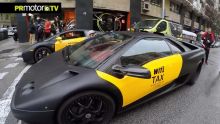Barcelone: deux Lamborghini transformées en taxi