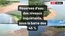 Réserves d’eau : des niveaux inquiétants, sous la barre des 45 %