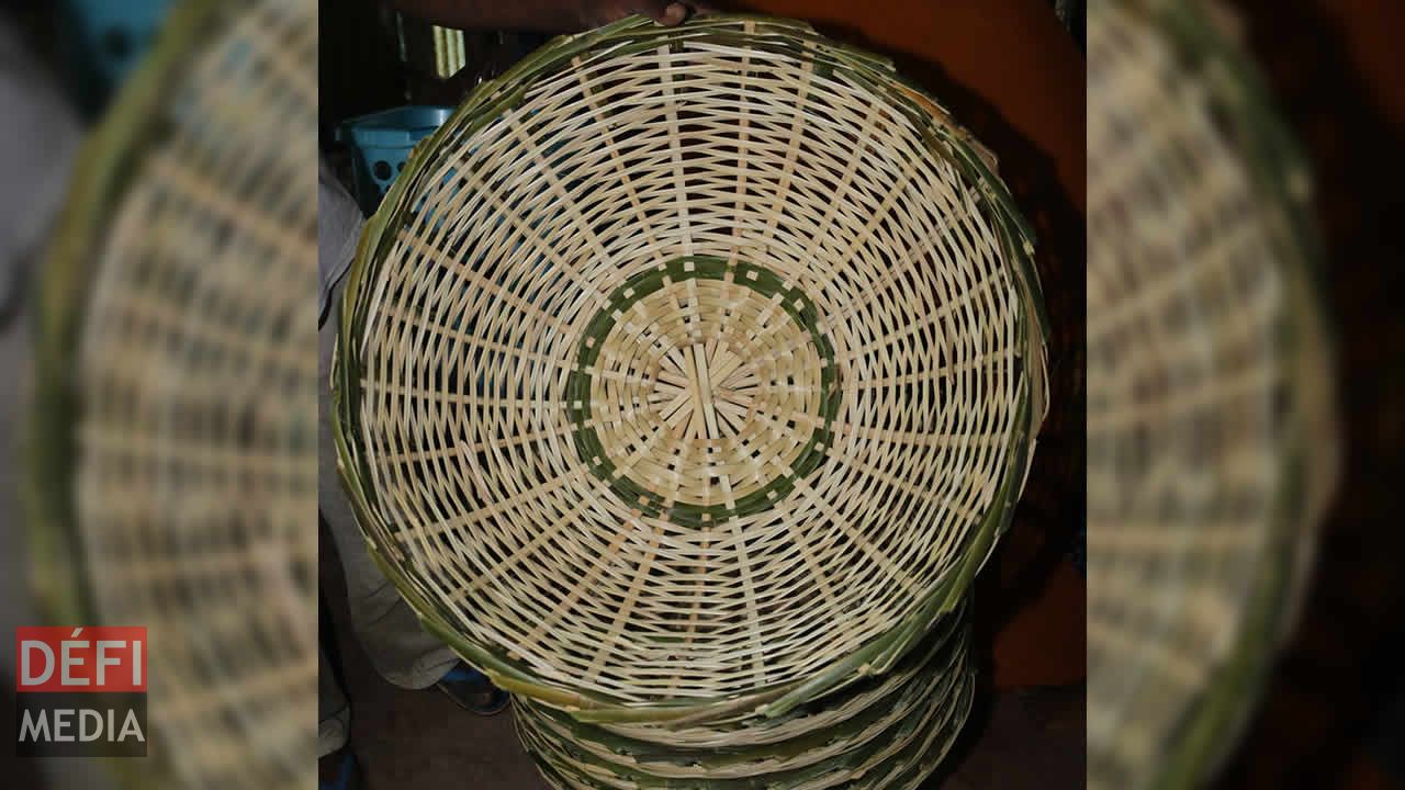 Le produit fini : un beau panier pour y mettre des légumes. Savoir-faire d’antan