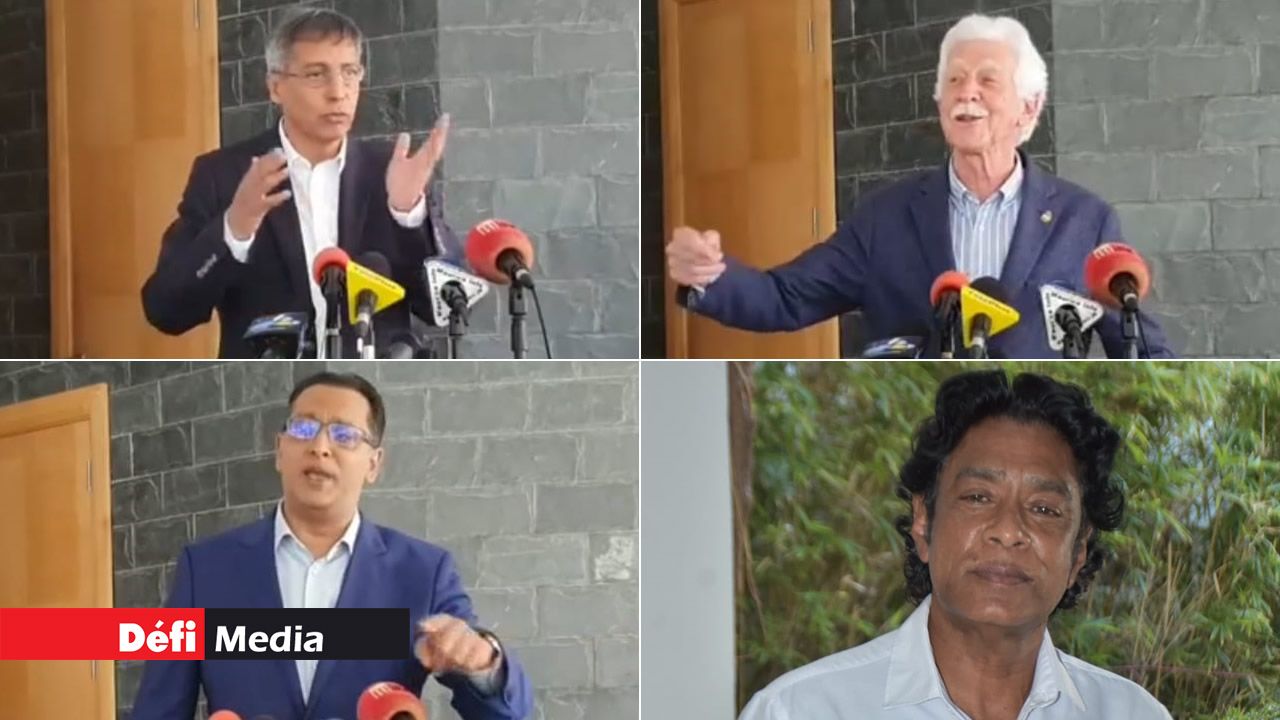 Politique : Duval, Bérenger, Bodha et Bhadain commentent les conclusions de la commission d’enquête sur l’affaire Britam
