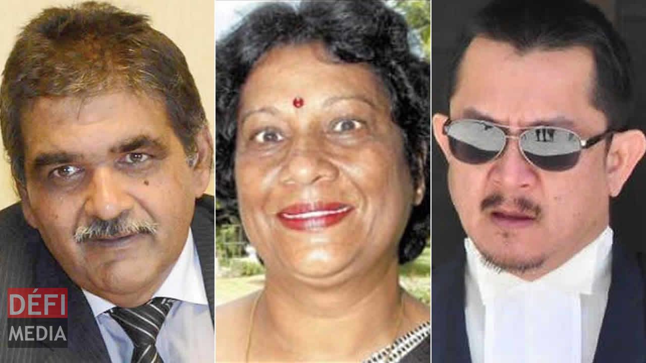 Phalraj Servansingh, Deviyanee Beesoondoyal et Dick Ng Sui Wah