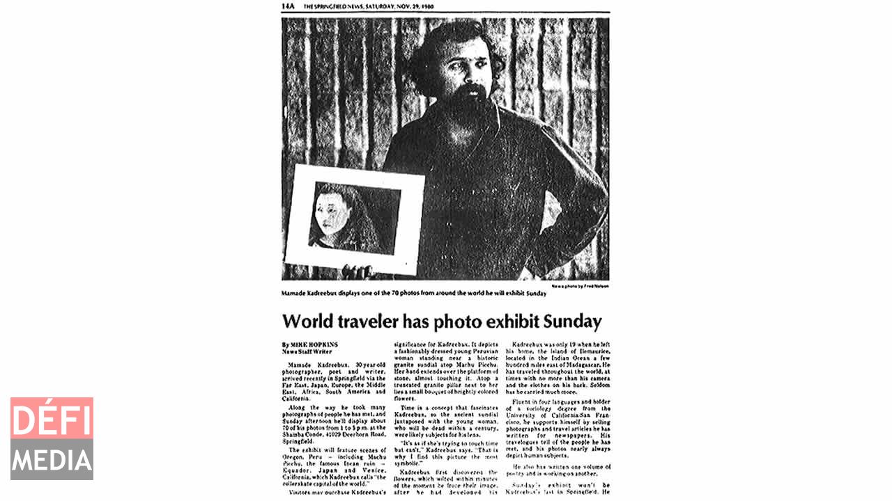 En 1980, il devient peu à peu connu. Son aventure est racontée dans les journaux aux États-Unis, où il s’est installé. Il deviendra aussi reporteur d’images pour plusieurs journaux, dont le Times Magazine.