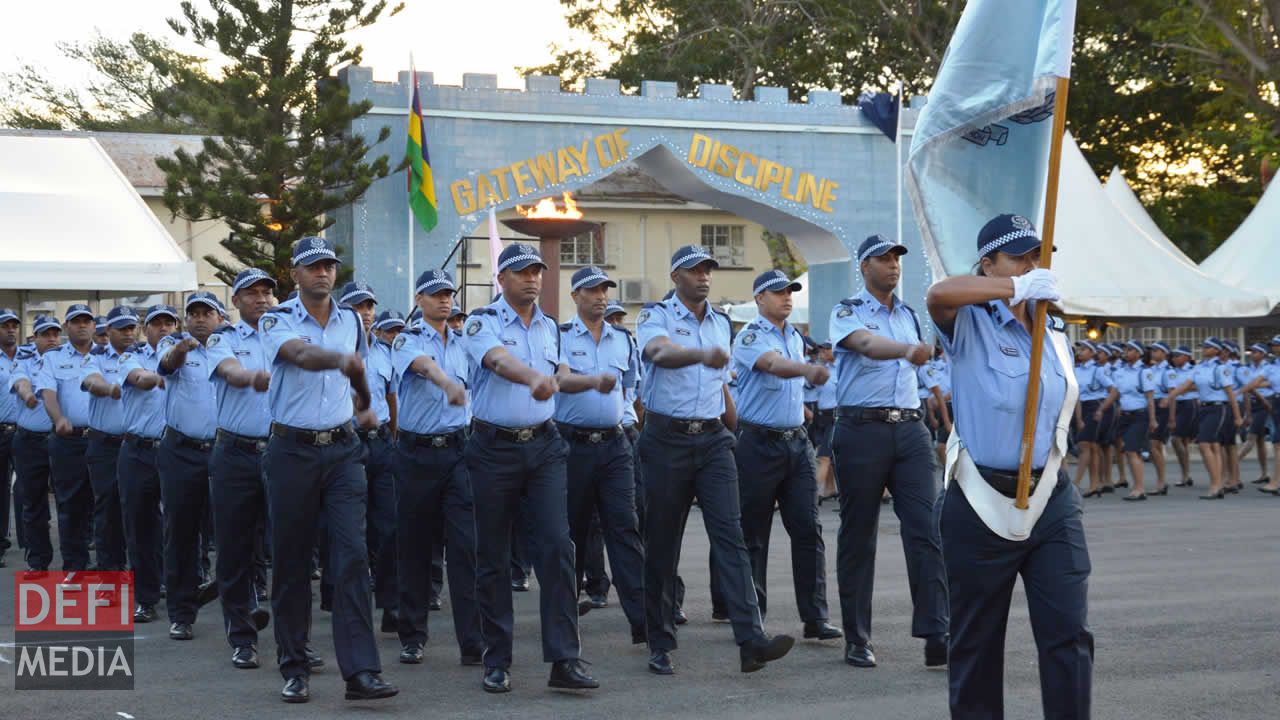 Parade des policiers