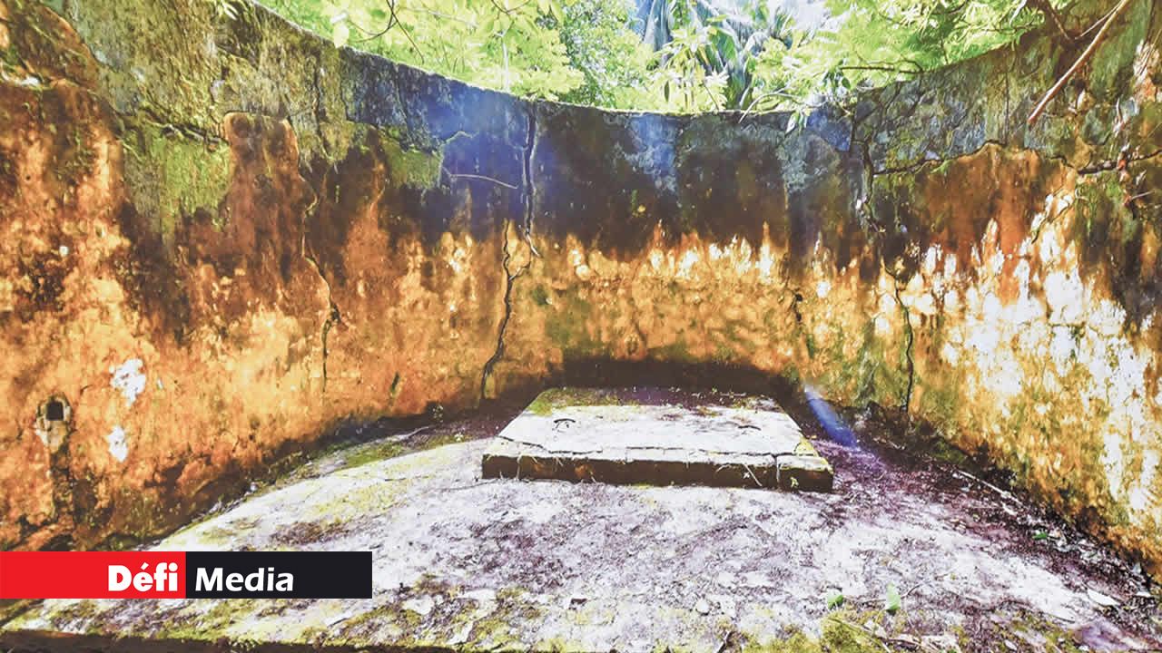 Les ruines de l’église à Peros Banhos.