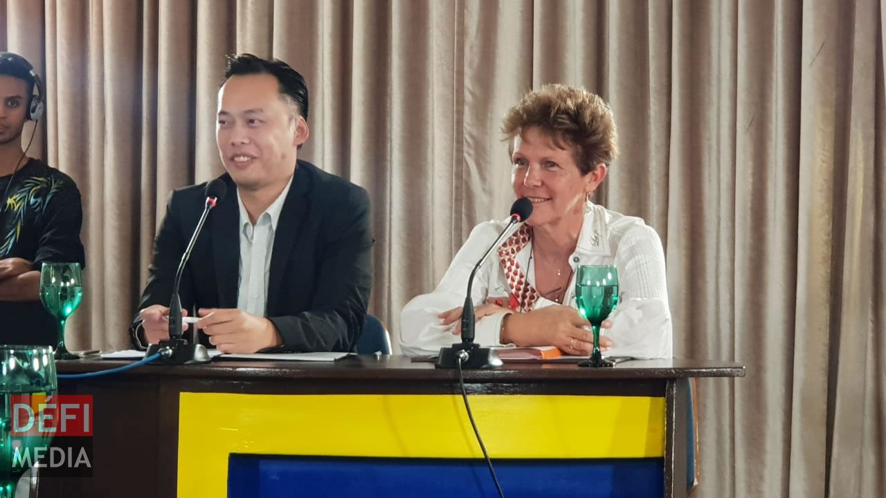 Catherine Gris et Jean Eric Wong Cheong