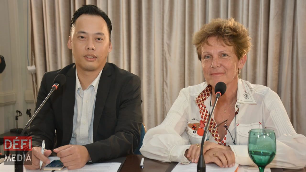 Jean Eric Wong Cheong et Catherine Gris