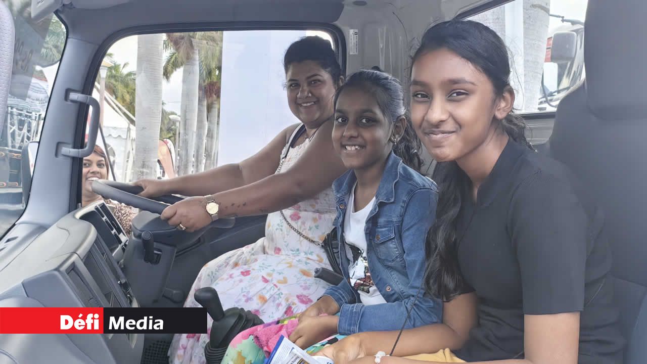 Darshnee Bhekur a jeté son dévolu sur ce camion Isuzu.