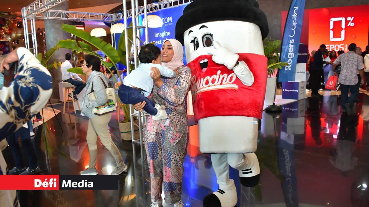 La mascotte de Carpuccino d’ABC Banking a conquis les plus petits.