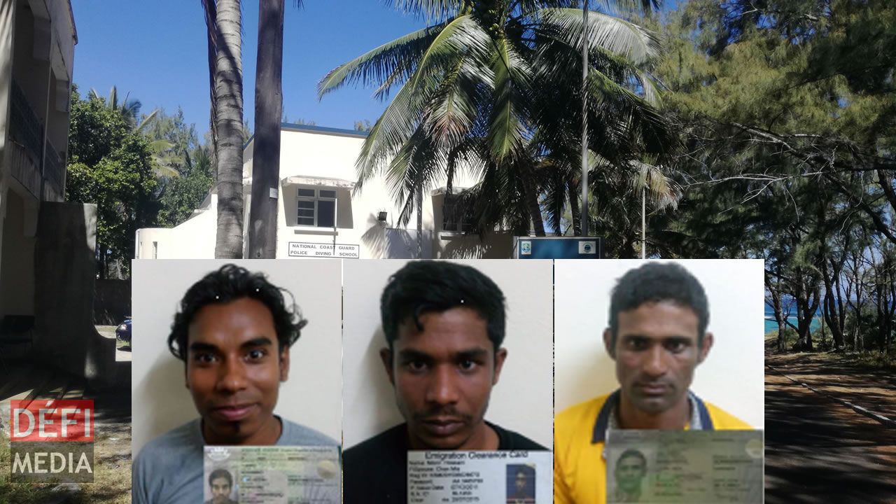 Les trois clandestins bangladais.