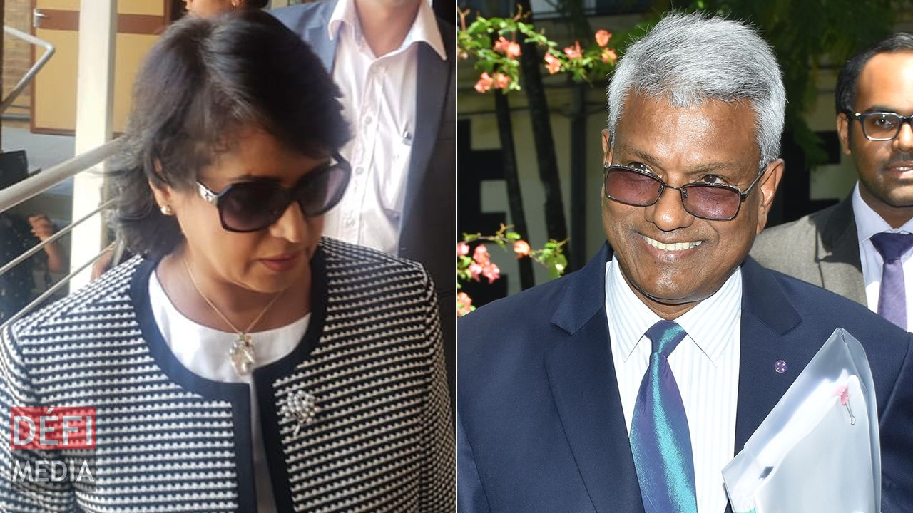 Ameenah Gurib-Fakim et Dass Appadu.