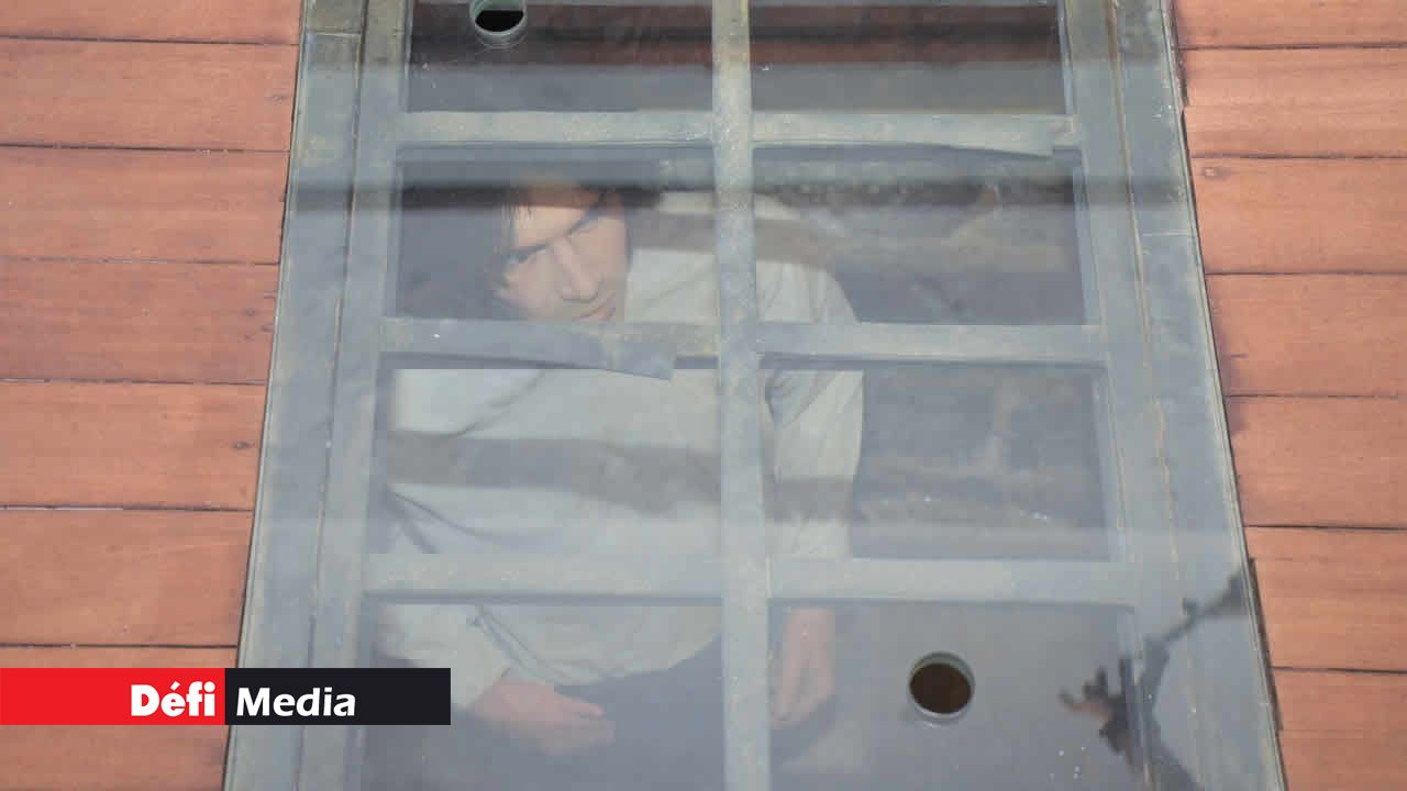 Bob, le mannequin, se trouvant dans la cale d’une poudrière. La Tour Martello