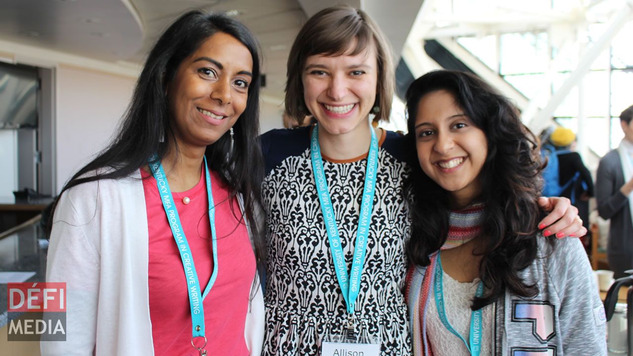 Nirmala Priya Devi Hein, Allison Gnade, de la University of Iowa, et Haddiyyah Athena Tegally.