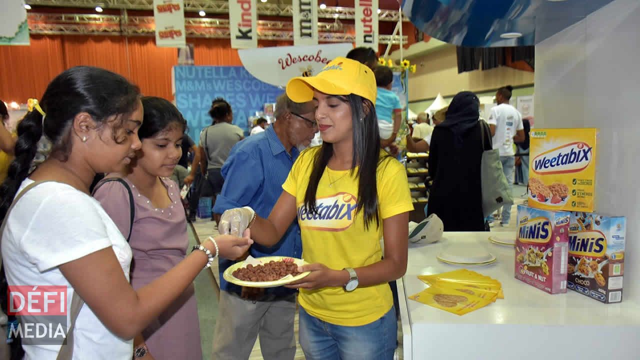 Weetabix proposait des dégustations aux visiteurs. 7e édition du Salon de la Famille et de la Santé