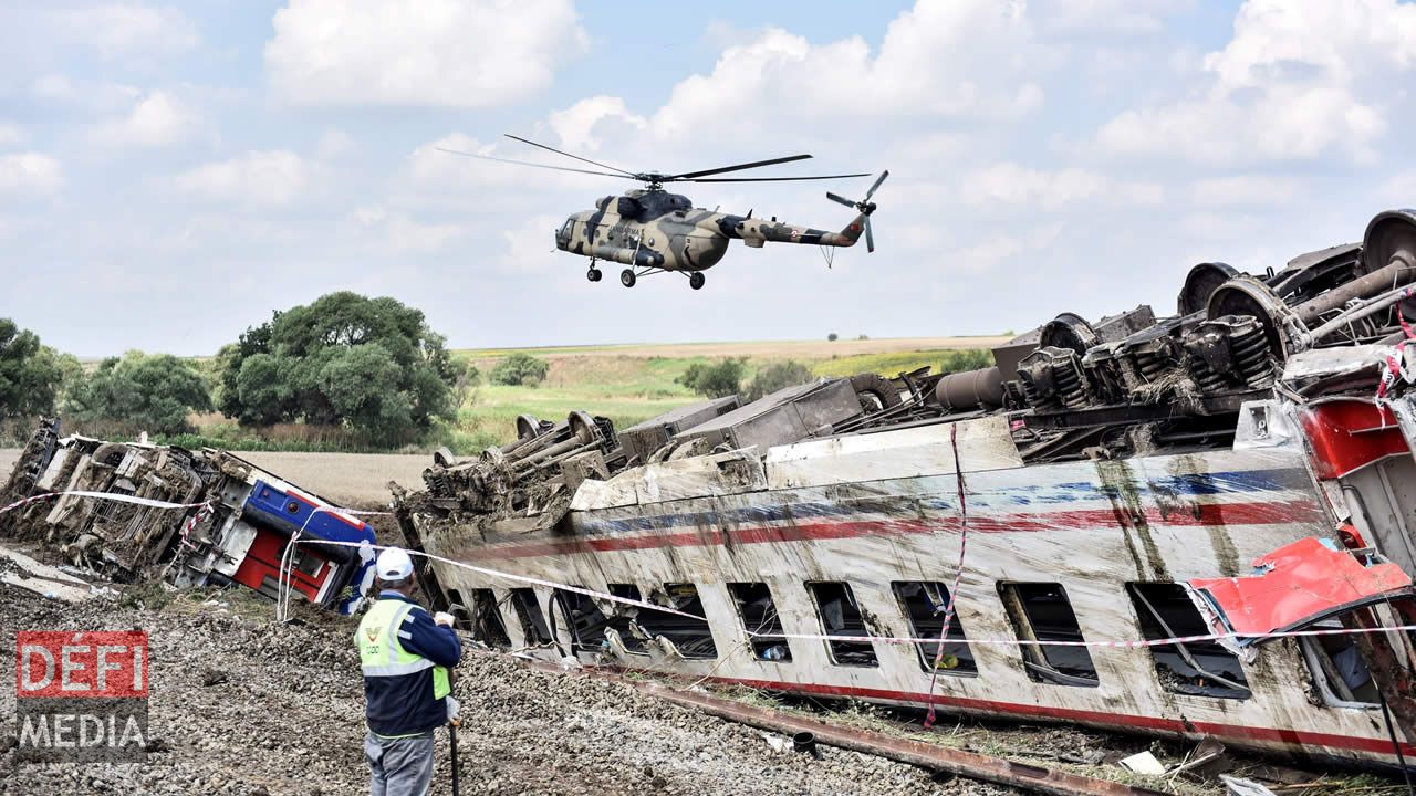 Déraillement d'un train en Turquie