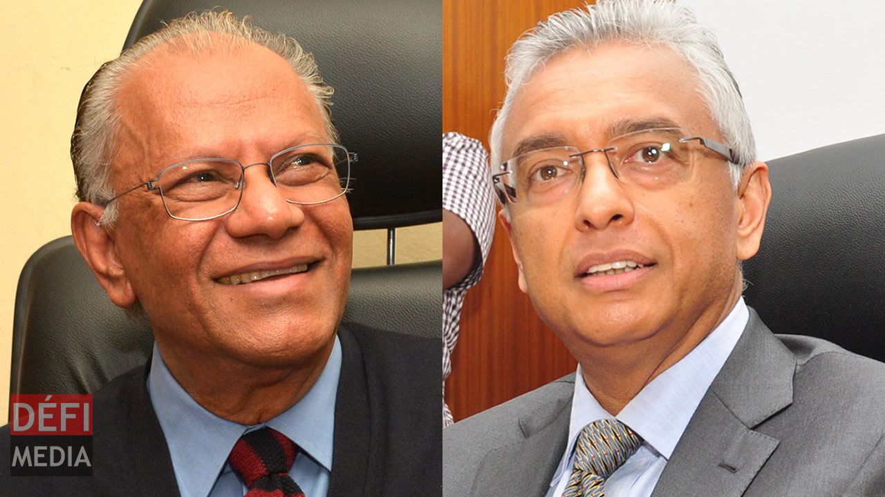 Navin Ramgoolam et Pravind Jugnauth