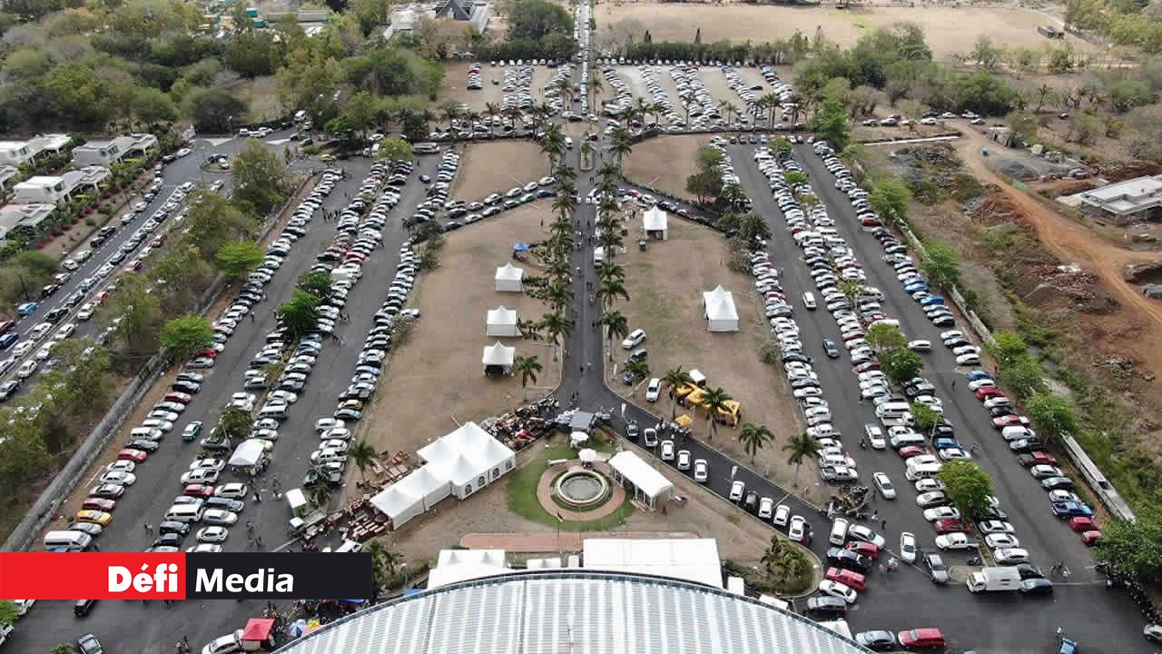 Les visiteurs se sont déplacés en famille pour la journée d’hier.