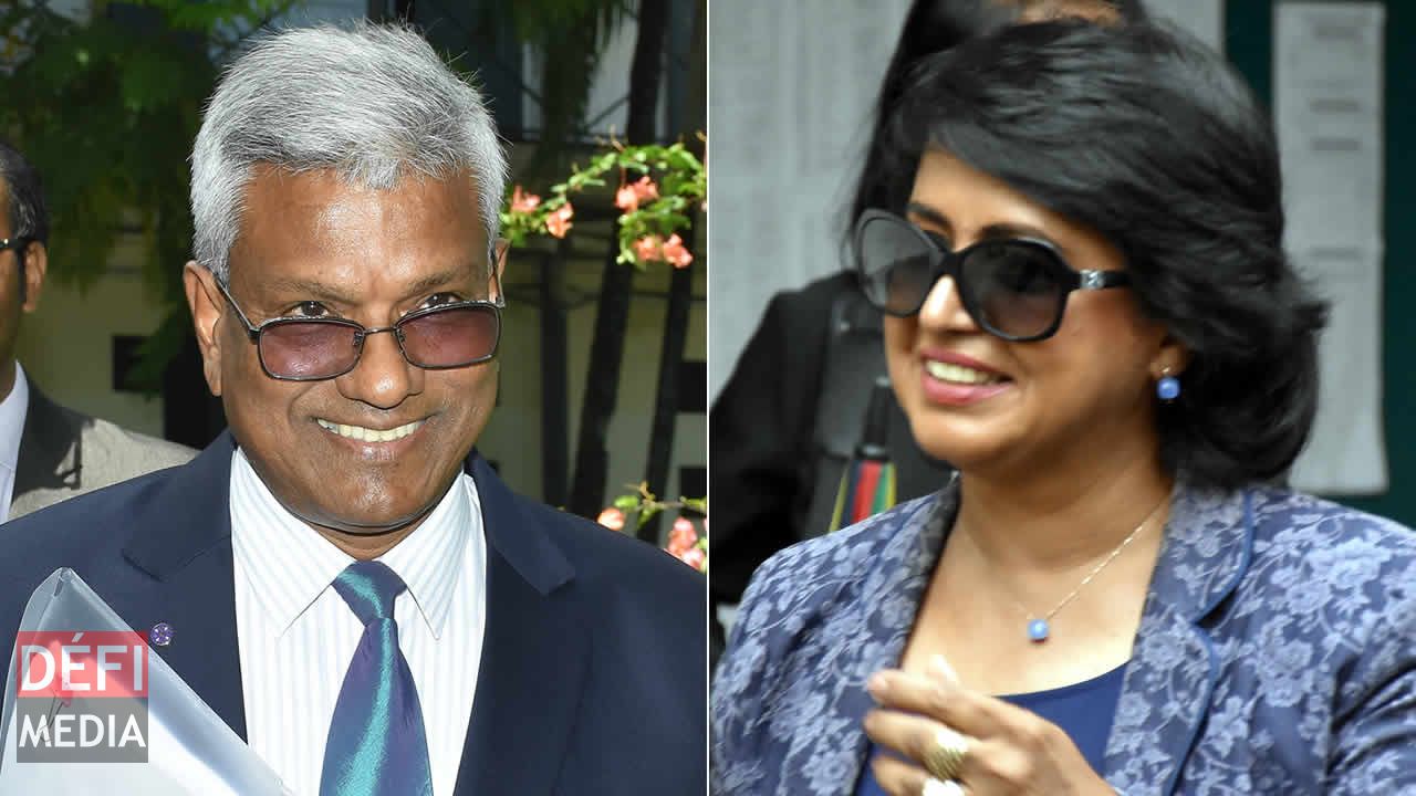 Ameenah Gurib-Fakim et Dass Appadu.