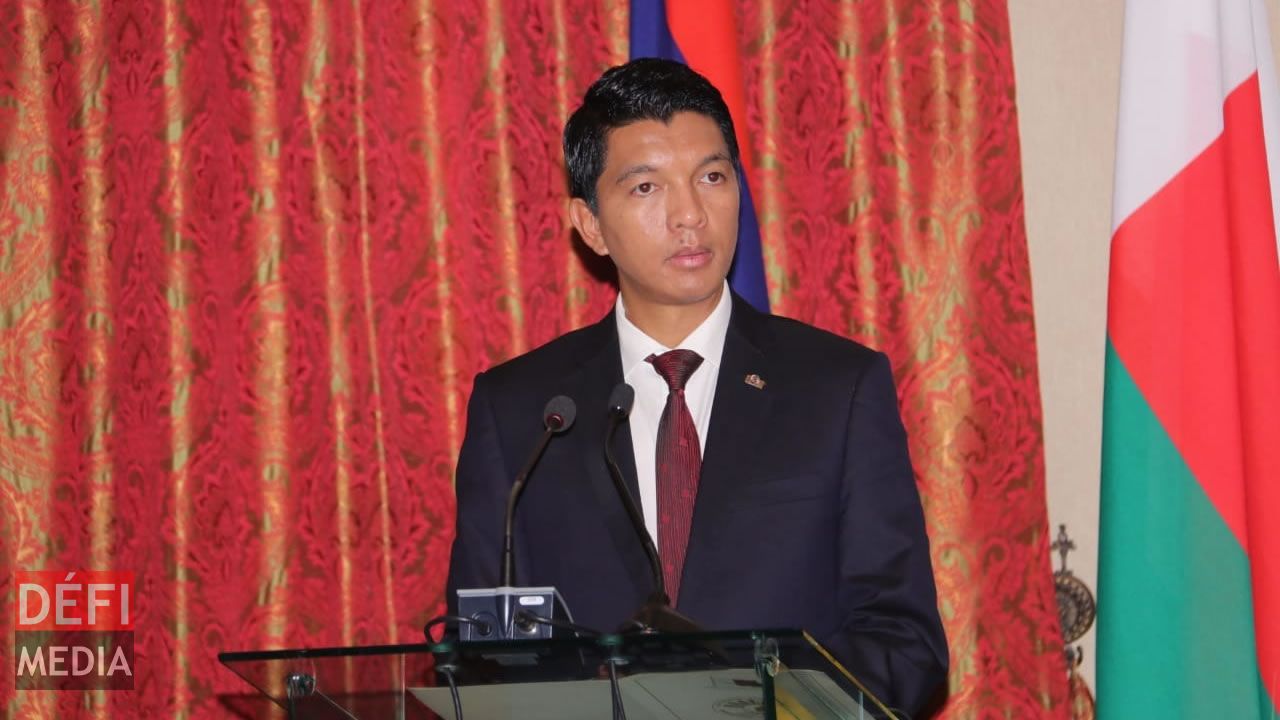 Andry Rajoelina, président de la République de Madagascar