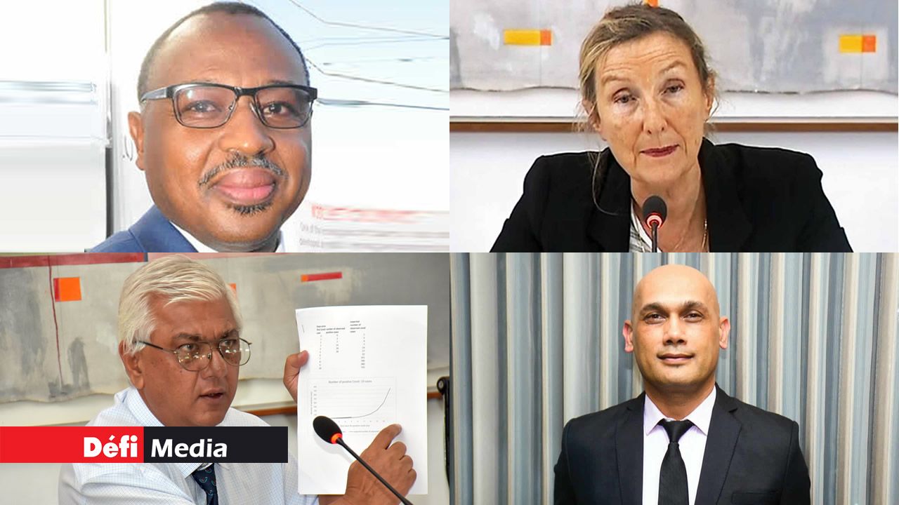 Dr Laurent Musango, Dr Vasantrao Gujadhur, Dr Catherine Gaud et Dr Kailesh Jagutpal.