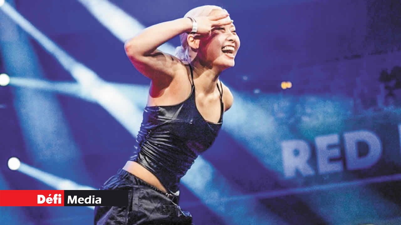 Waack_xyy, la danseuse de la Corée du Sud, lors de la finale.